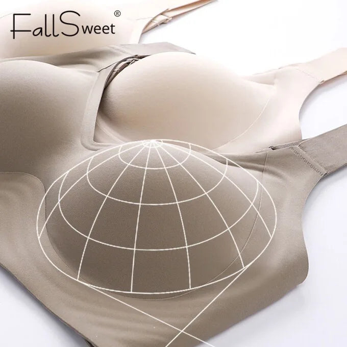 Plus Size Seamless Support Bralette