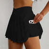 2-in-1 Athletic Skort – Flowy Shorts with Built-In Liner