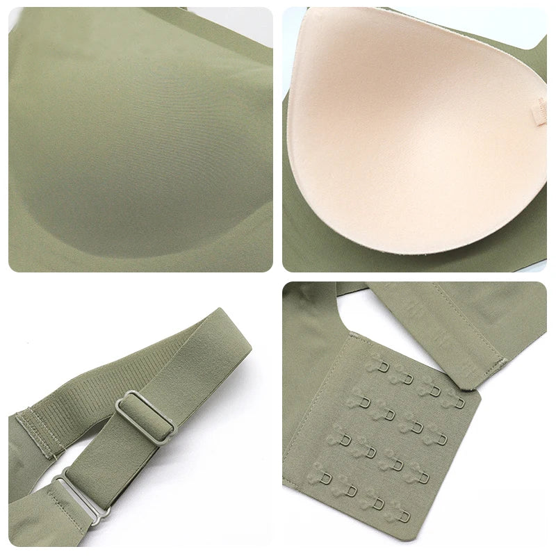 Seamless Back Beauty Support Bra