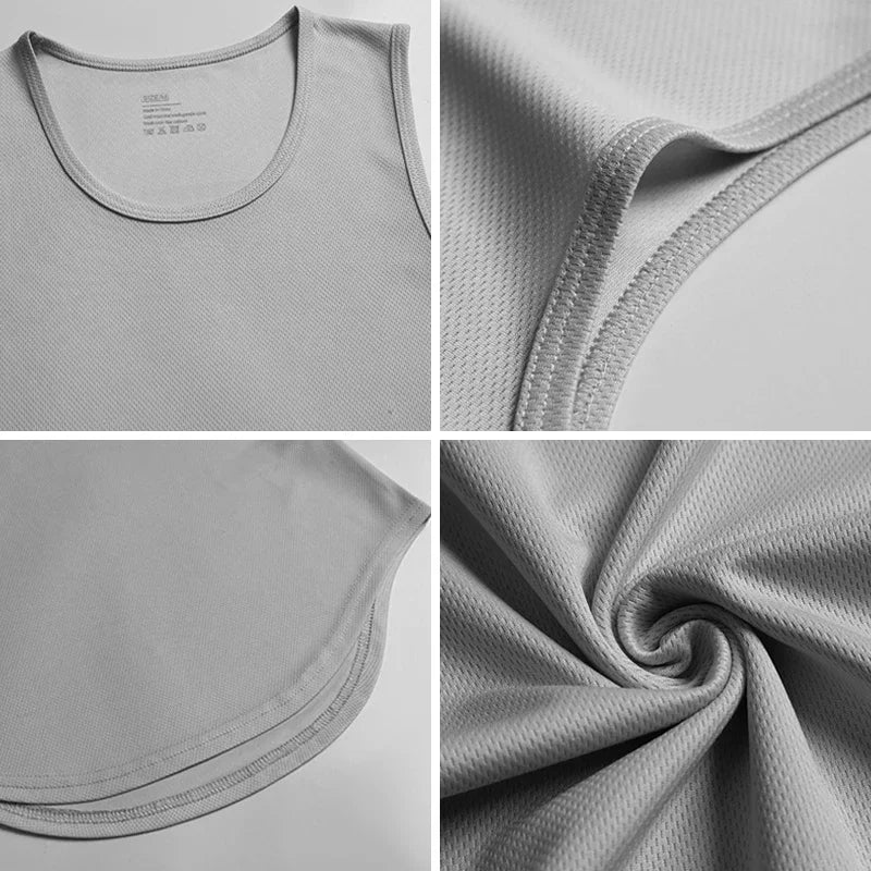 Loose Quick-Dry Gym Tank Top – Breathable Fitness Style