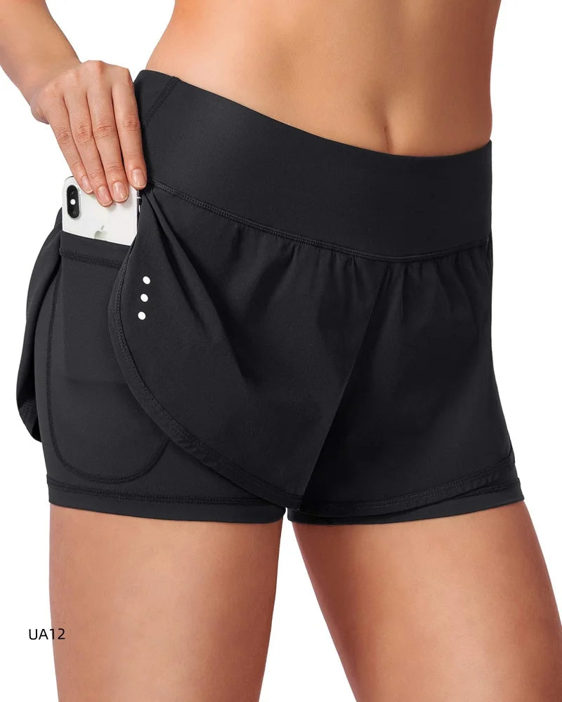 High-Waist Yoga Shorts – Breathable Stretch Activewear