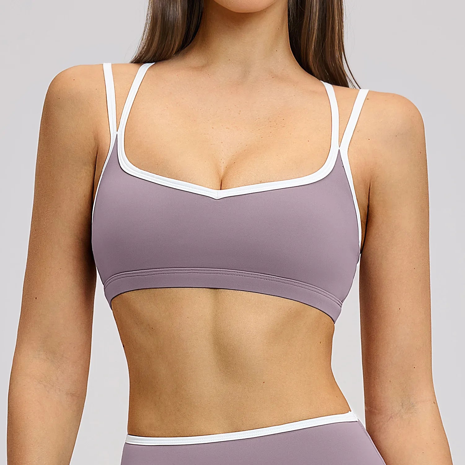 Racerback Sports Bra Tank Top – High Support & Breathable