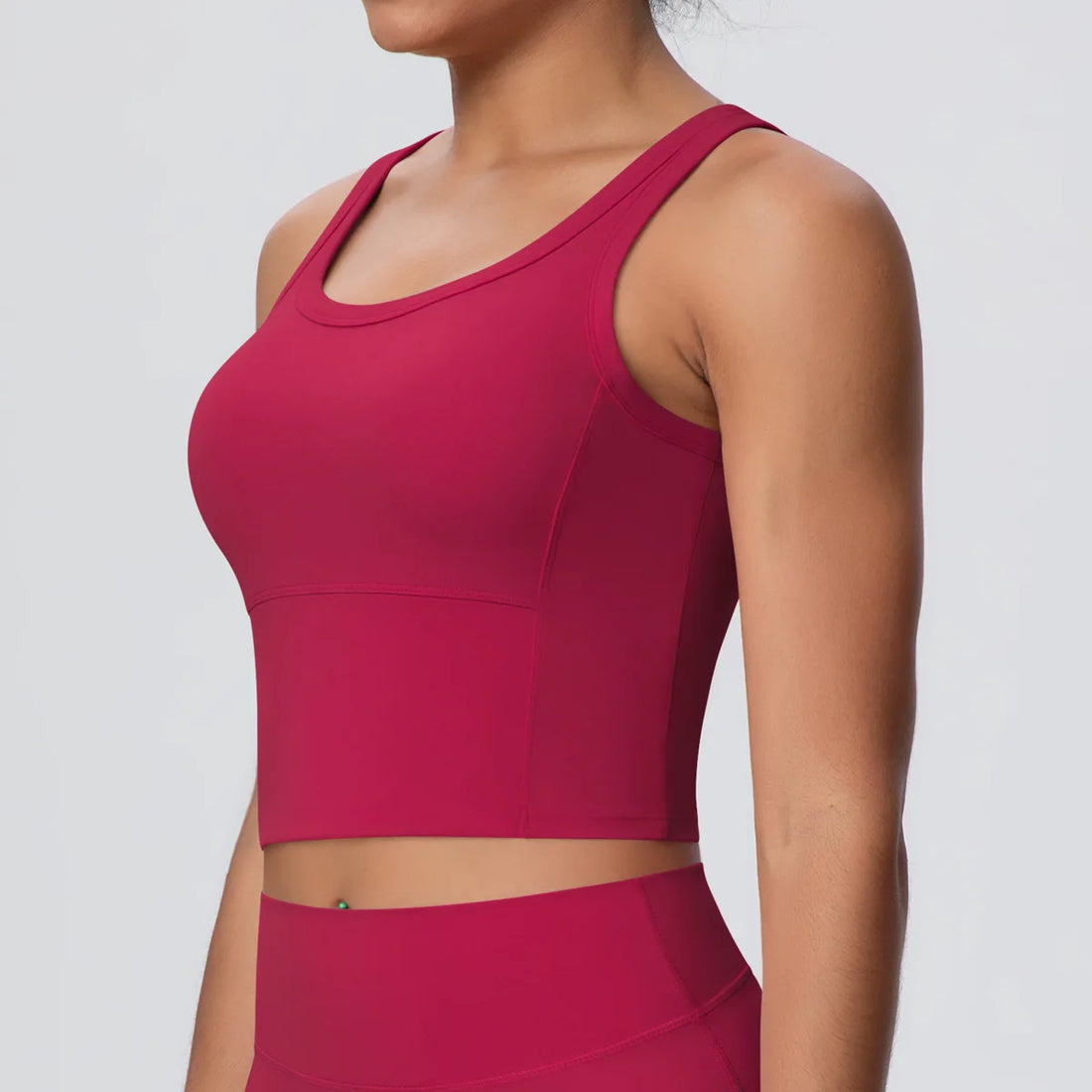 U-Back Sports Bra Tank Top – Shockproof & Supportive