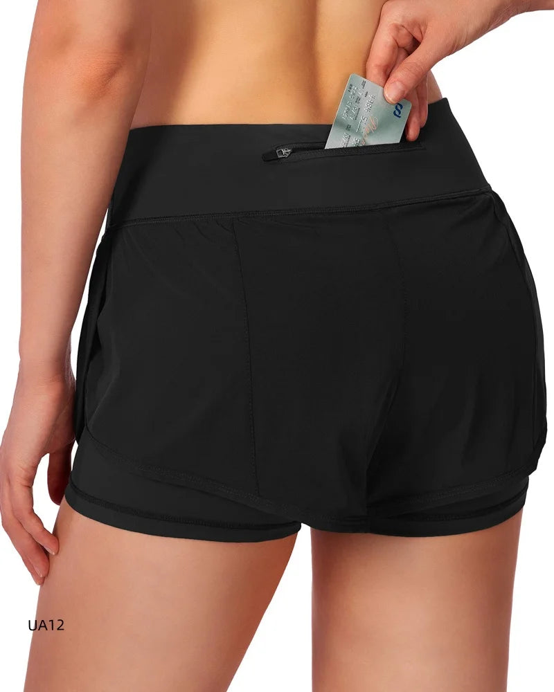 High-Waist Yoga Shorts – Breathable Stretch Activewear
