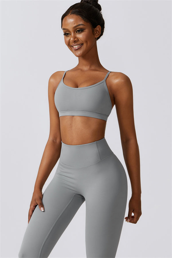 Juno Star Sports Bra Leggings 2-Piece Set