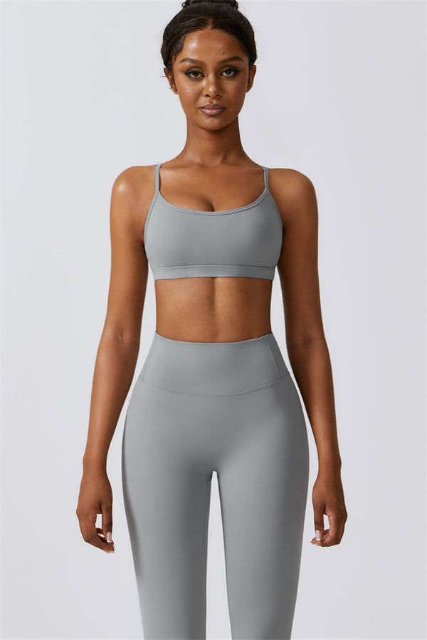 Juno Star Sports Bra Leggings 2-Piece Set