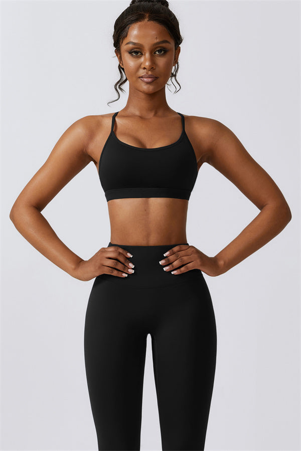 Juno Star Sports Bra Leggings 2-Piece Set