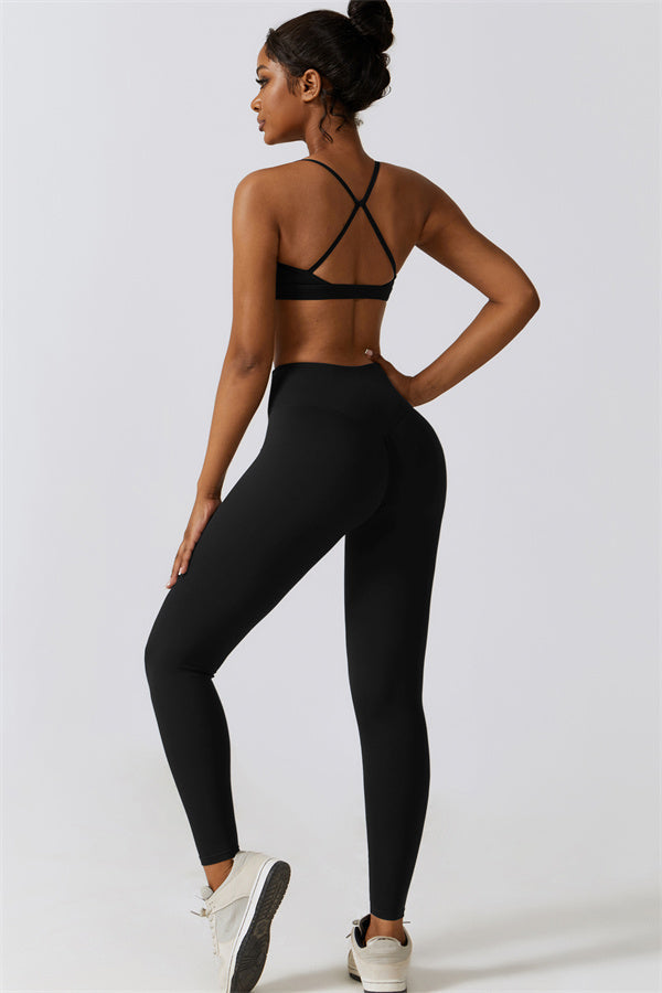 Juno Star Sports Bra Leggings 2-Piece Set