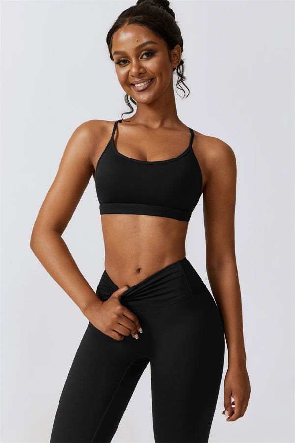Juno Star Sports Bra Leggings 2-Piece Set