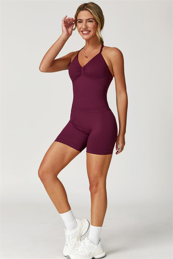 The Allure Halter Top Shorts 2-Piece Set