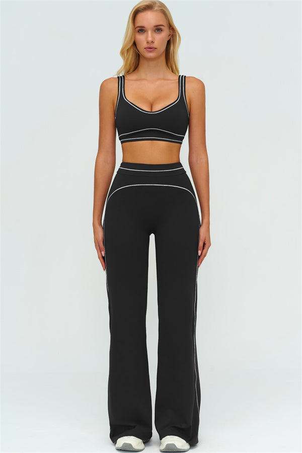 The Amara Sports Bra Flared Leggings 2-Piece Set
