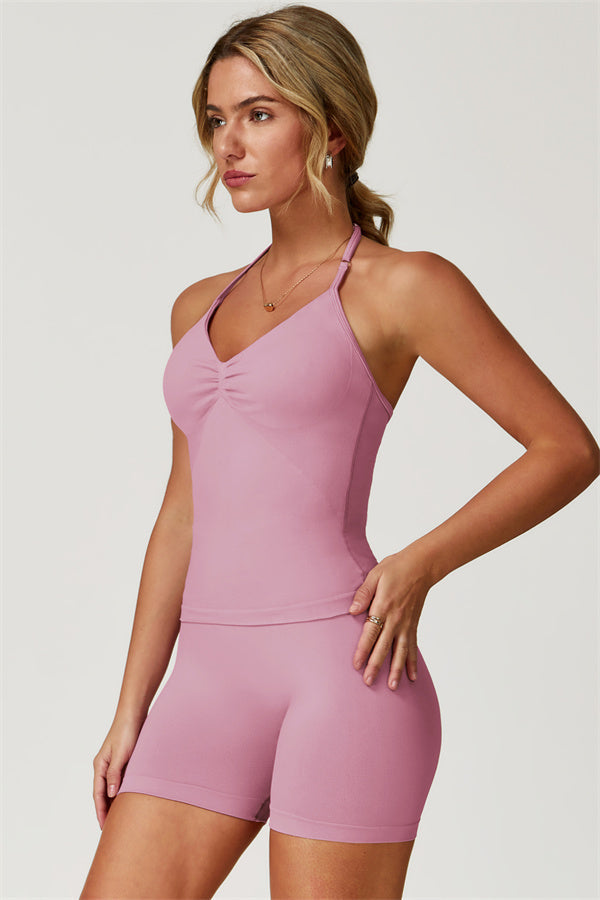 The Allure Halter Top Shorts 2-Piece Set