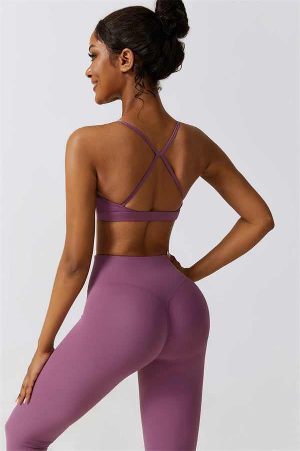 Juno Star Sports Bra Leggings 2-Piece Set