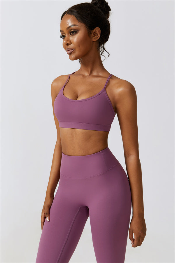Juno Star Sports Bra Leggings 2-Piece Set