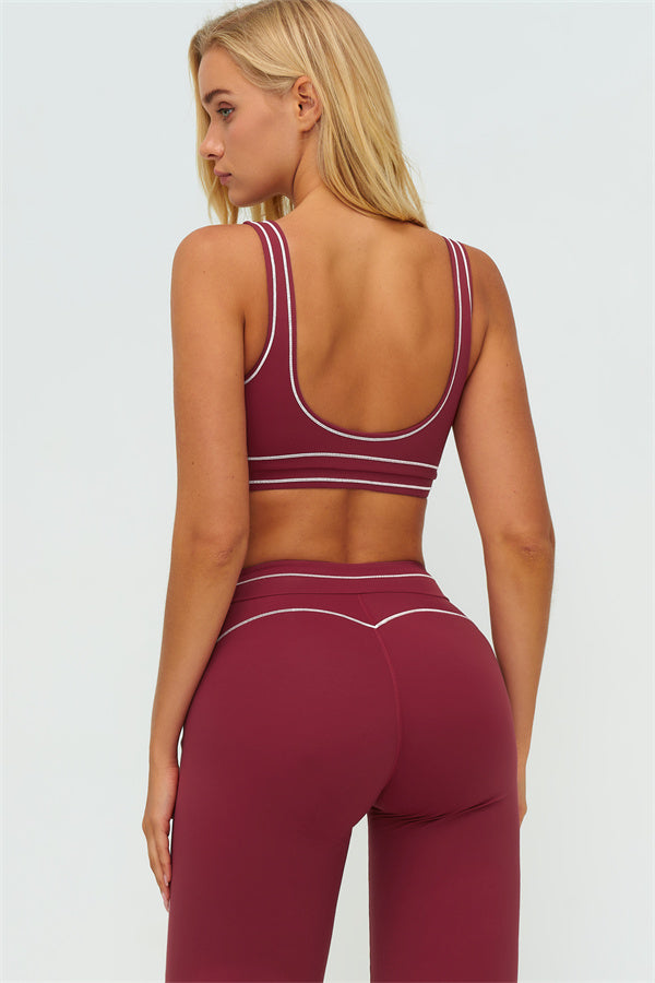 The Amara Sports Bra Flared Leggings 2-Piece Set