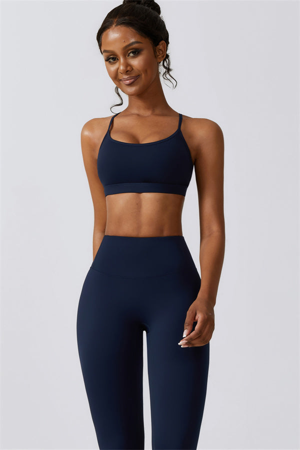 Juno Star Sports Bra Leggings 2-Piece Set