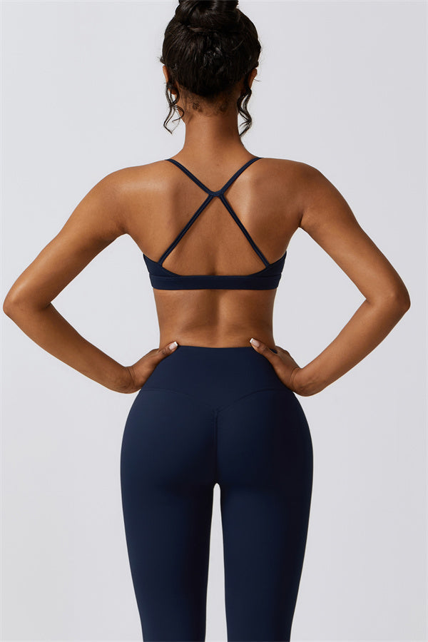 Juno Star Sports Bra Leggings 2-Piece Set