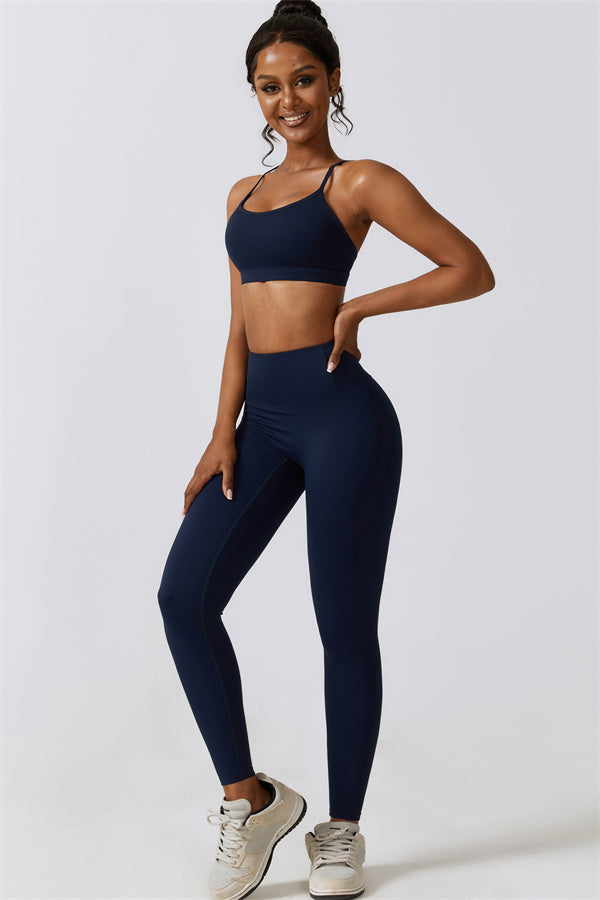 Juno Star Sports Bra Leggings 2-Piece Set
