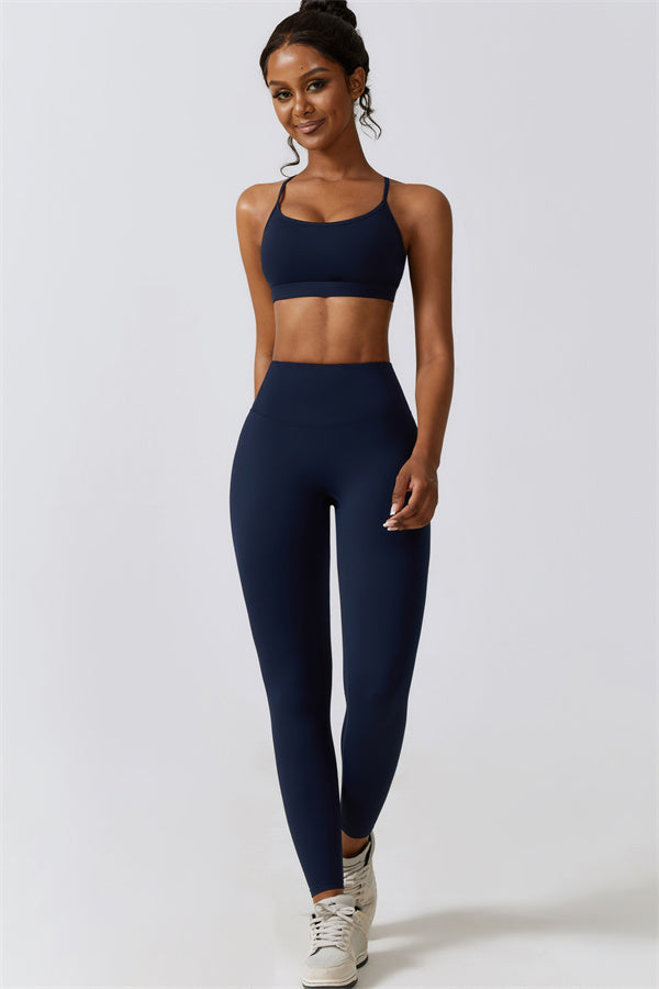 Juno Star Sports Bra Leggings 2-Piece Set