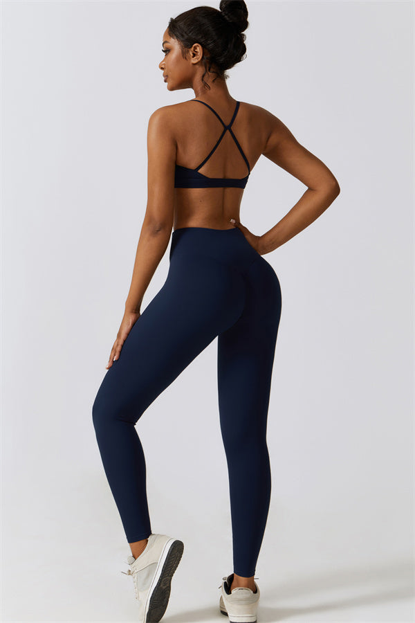 Juno Star Sports Bra Leggings 2-Piece Set