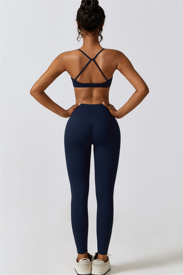 Juno Star Sports Bra Leggings 2-Piece Set