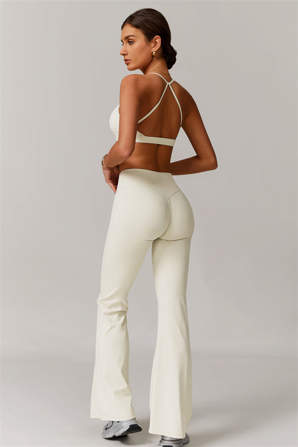 The Delicate Sports Bra Flared Leggings 2-Piece Set