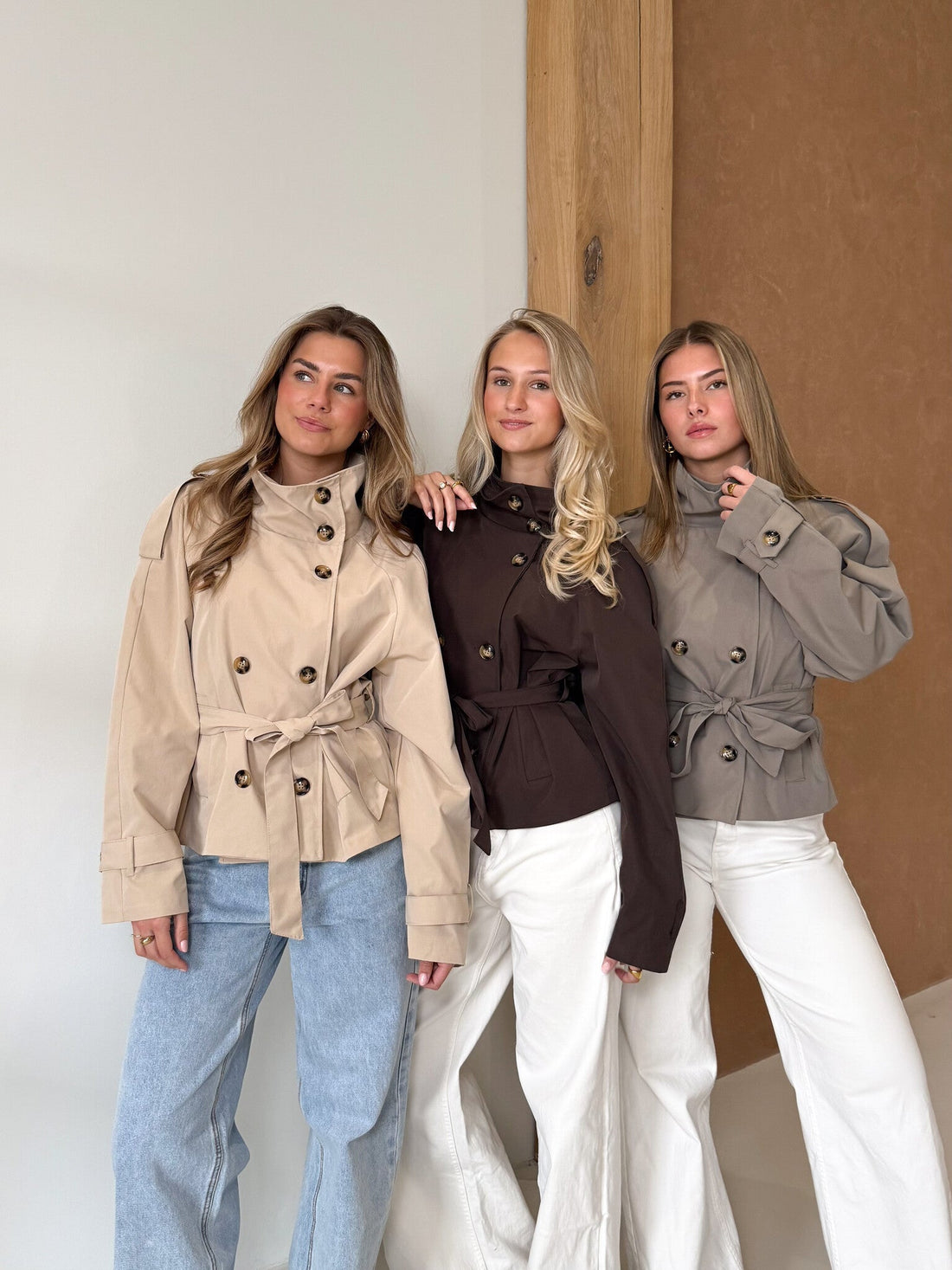 Famous Online Store Demi trenchcoat bruin