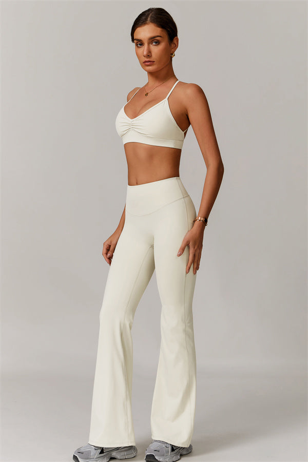 The Delicate Sports Bra Flared Leggings 2-Piece Set