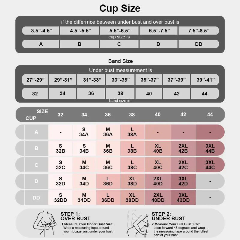 Viral Jelly Wireless Seamless Deep V Push Up Bra