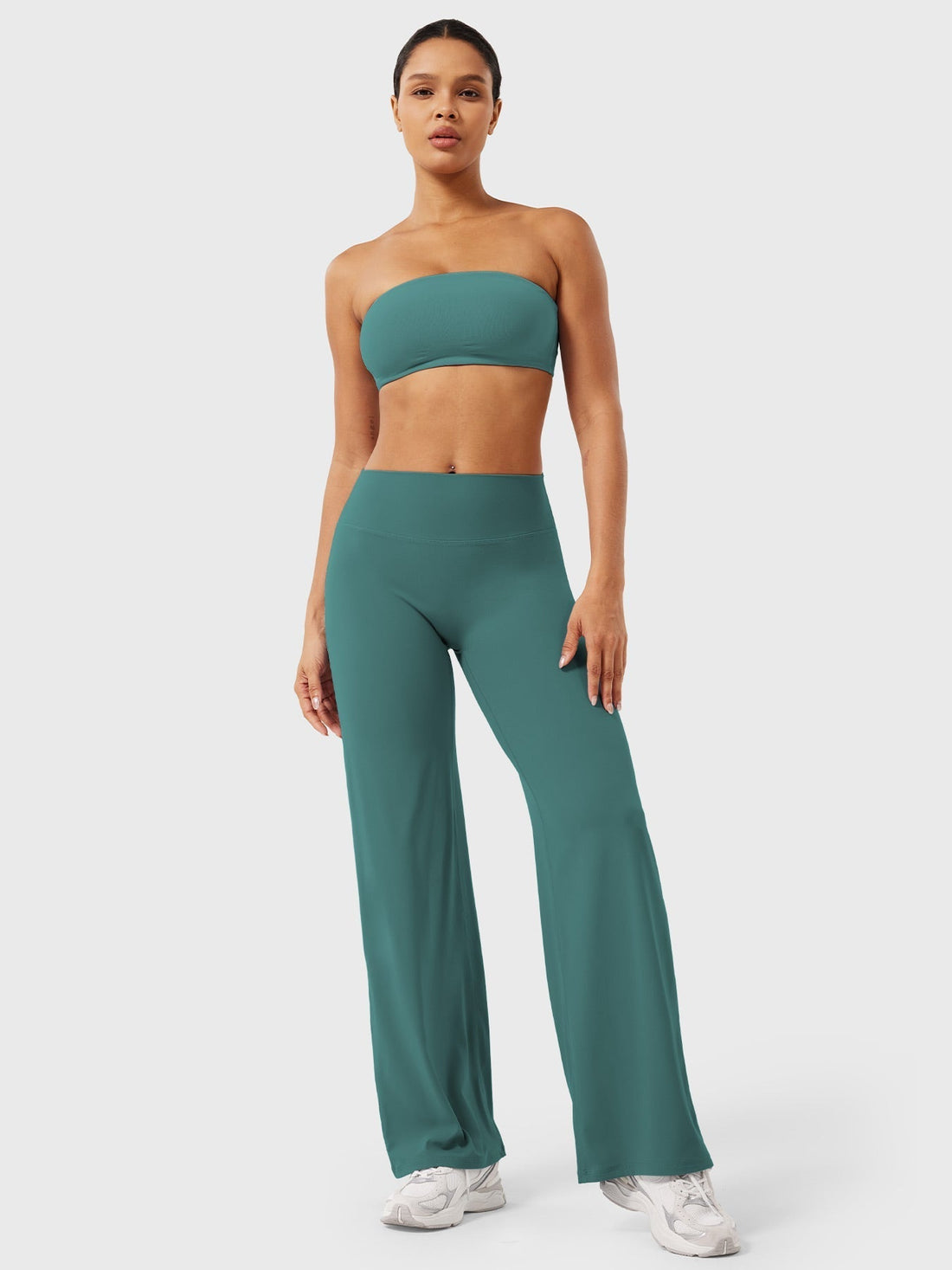 Valore Leggings High-Waist Straight-Leg No Front Seam Buttery Soft Gym Yoga Pants for Women Fitness Tights