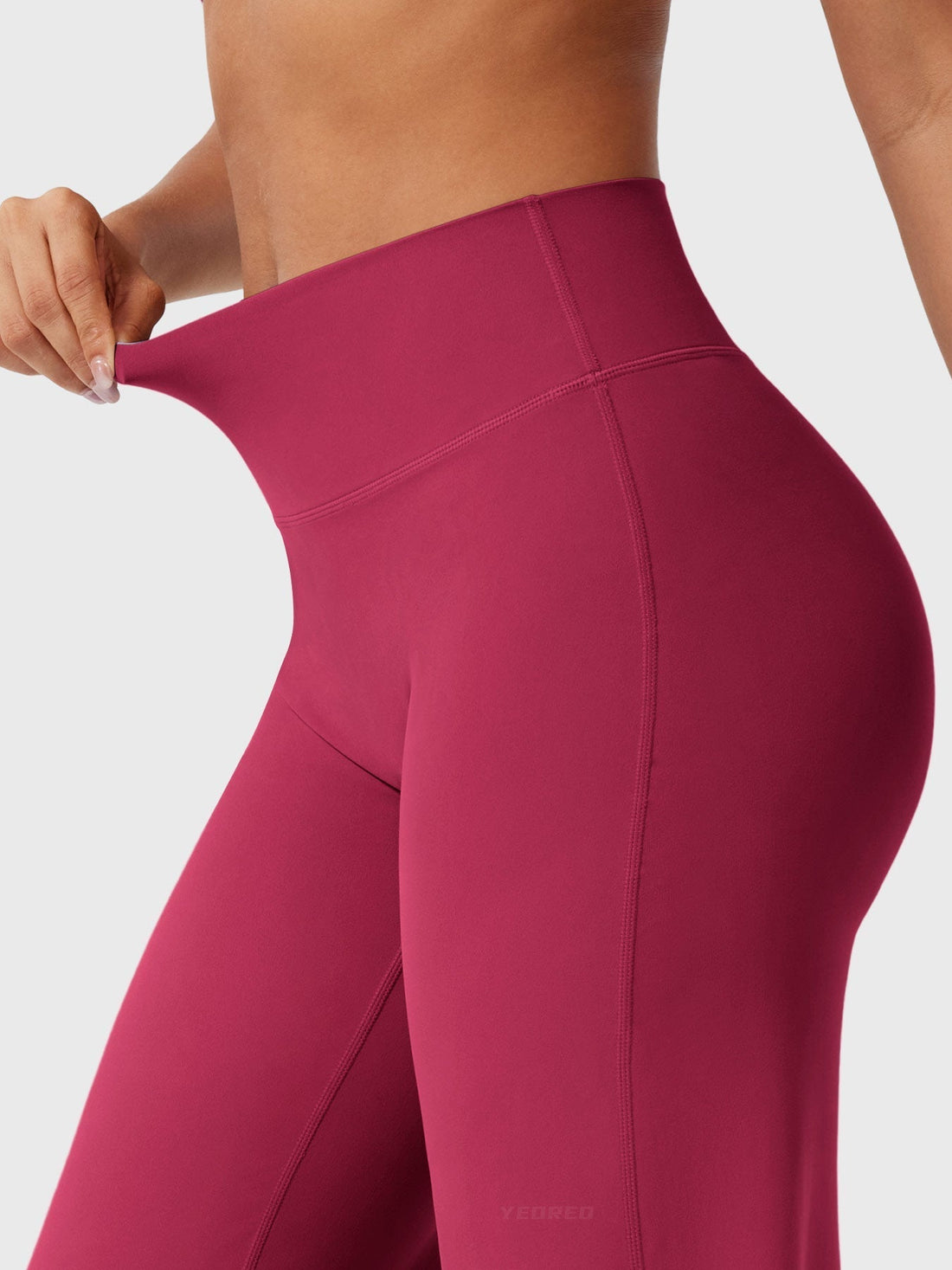 Valore Leggings High-Waist Straight-Leg No Front Seam Buttery Soft Gym Yoga Pants for Women Fitness Tights